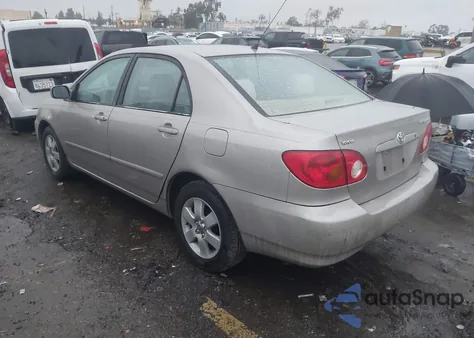 2003 Toyota Corolla Le z USA, uszkodzony, nr VIN 1NXBR32E93Z102527